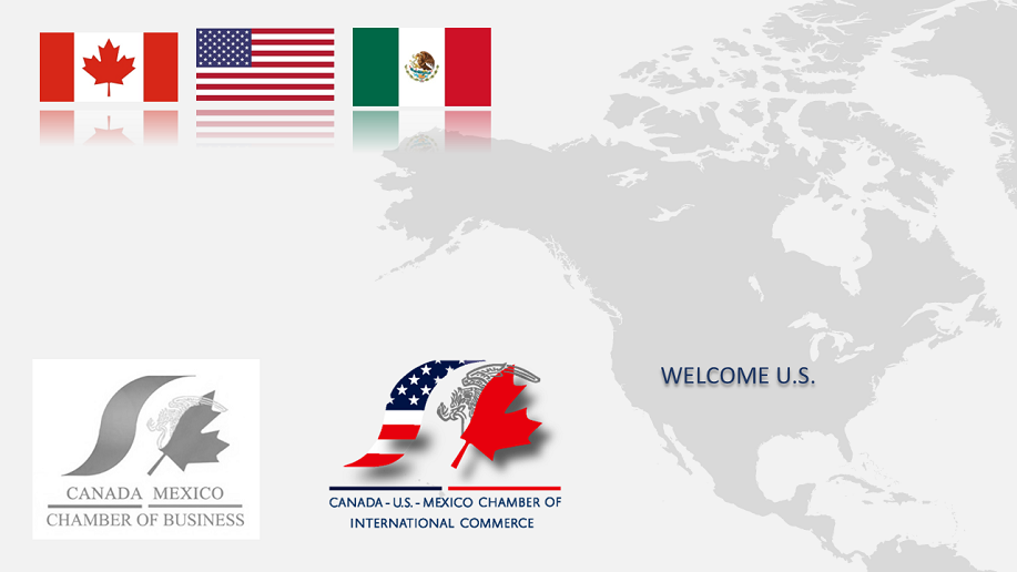Addition of the United States to the Canada-Mexico Chamber of Commerce. Now Canada-U.S.-Mexico International Chamber of Commerce
